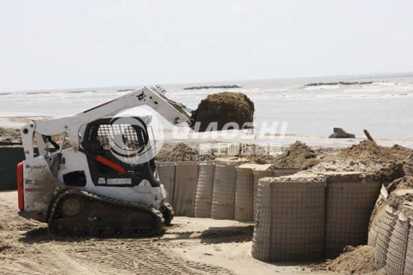 Weld mesh against blast defencive military barrier_QIAOSHI_